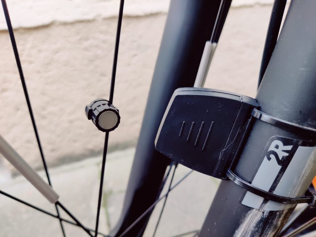 SPGOOD YS-858 Fahrradcomputer Abstand Magnet zu Sensor