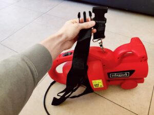 Scheppach BLV3000E Laubsauger Tragegurt Verschluss