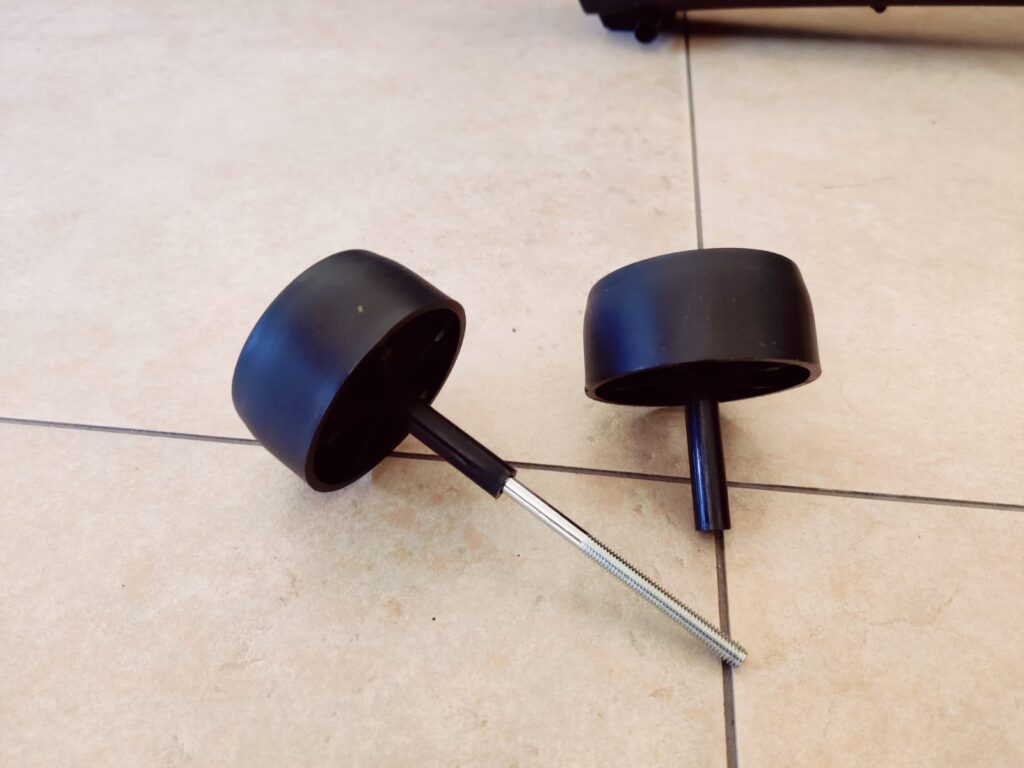 Scheppach BLV3000E Laubsauger Räder aufgeschraubt