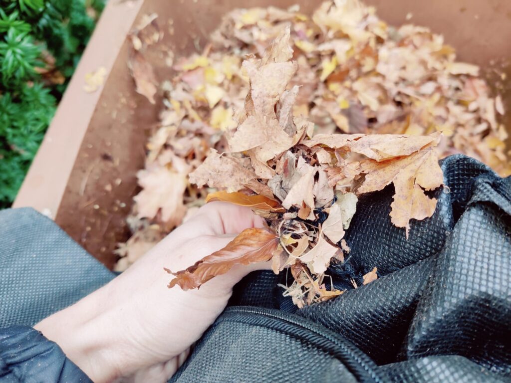 Scheppach BLV3000E Laubsauger Rückstände im Fangsack