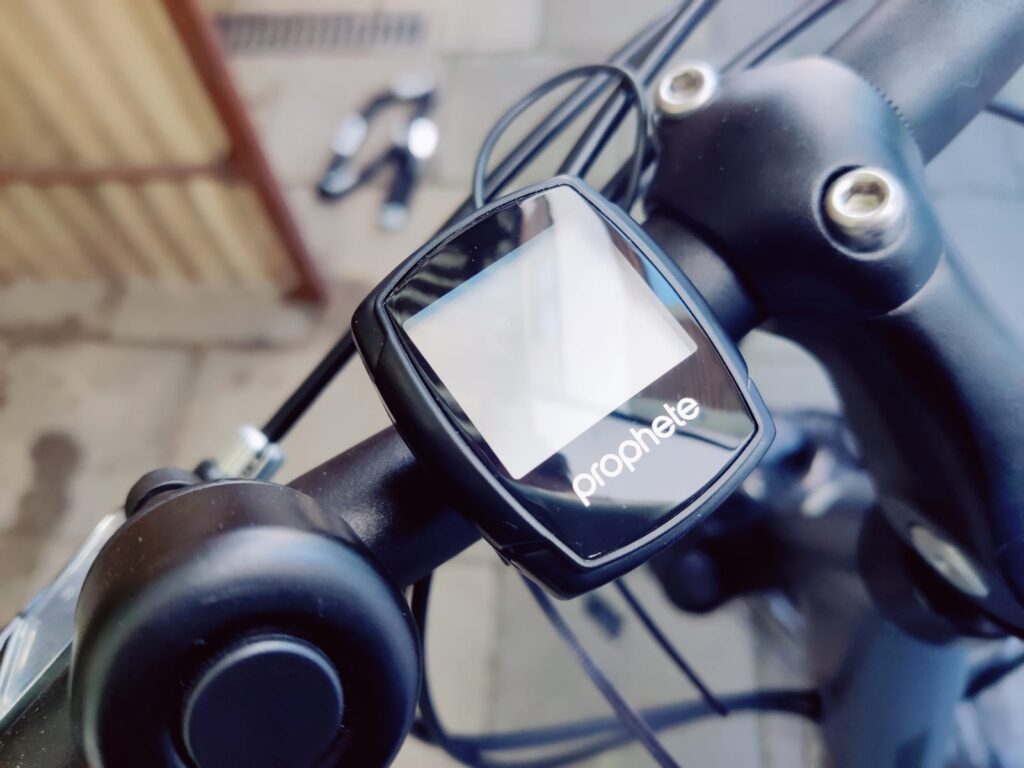 Prophete 0531 Fahrradcomputer montiert