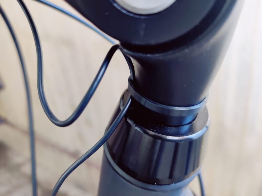 Prophete 0531 Fahrradcomputer Kabelbefestigung an Lenkerstange