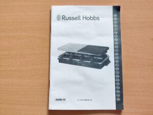 Russell Hobbs 26280-56 Raclette Bedienungsanleitung