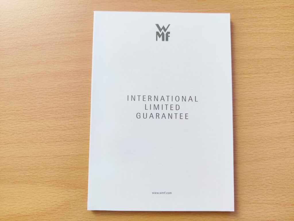 WMF Lono Raclette Garantiedokument