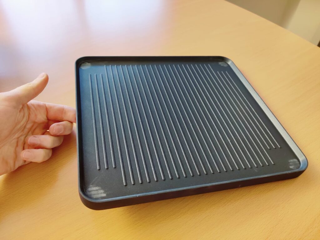 WMF Lono Raclette Grillplatte geriffelt