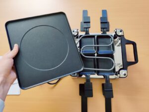 WMF Lono Raclette Grillplatte abgenommen