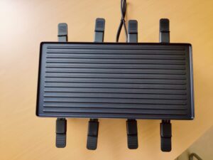 Cusimax CMRC-300 Raclette betriebsbereit von oben