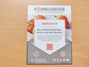 Rommelsbacher RCS 1350 Raclette Newsletter