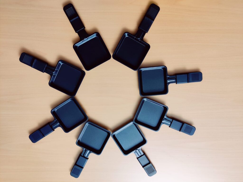 Rommelsbacher RCS 1350 Raclette Pfännchen im Set