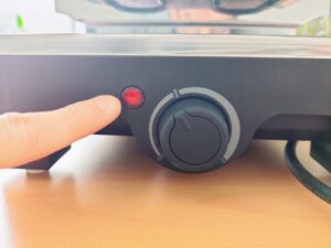 Rommelsbacher RCS 1350 Raclette Temperaturregler und Kontrollleuchte