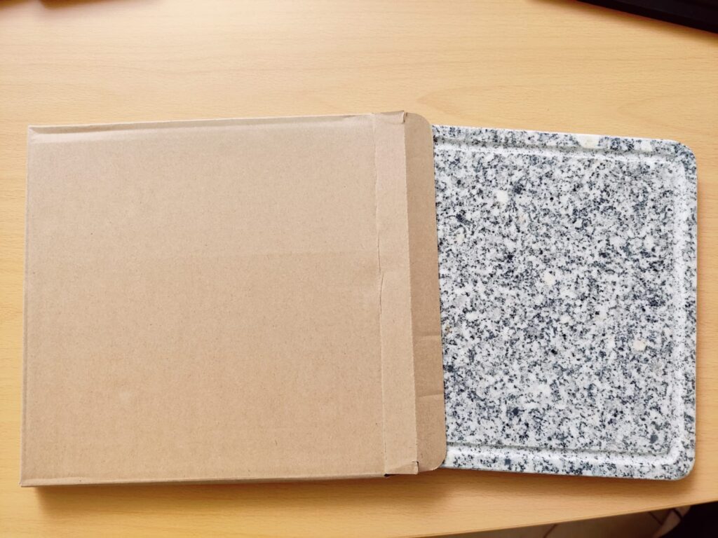 Rommelsbacher RCS 1350 Raclette Natursteinplatte verpackt