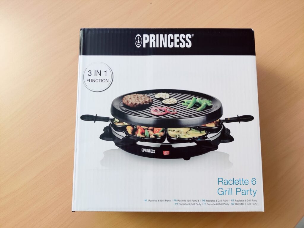 Princess 162725 Raclette Verpackung