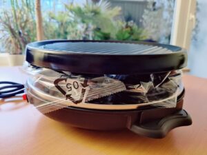 Princess 162725 Raclette mit Zubehör verpackt