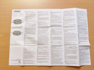 Princess 162725 Raclette Bedienungsanleitung innen