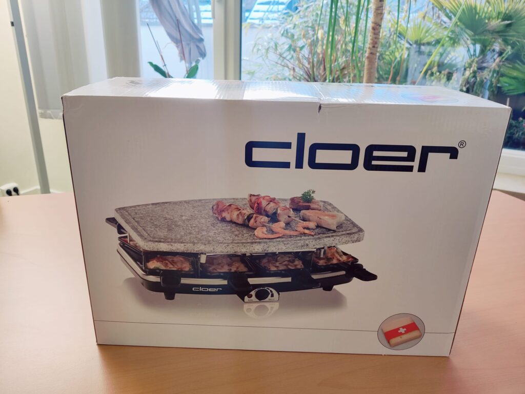 Cloer 6430 Raclette Verpackung