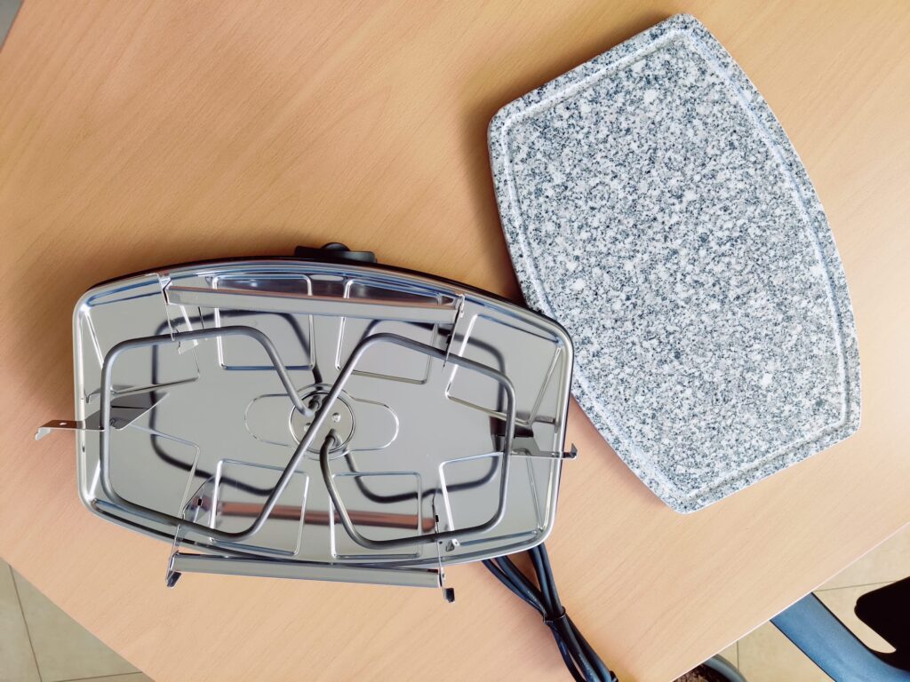 Cloer 6430 Raclette mit Grillplatte abgenommen