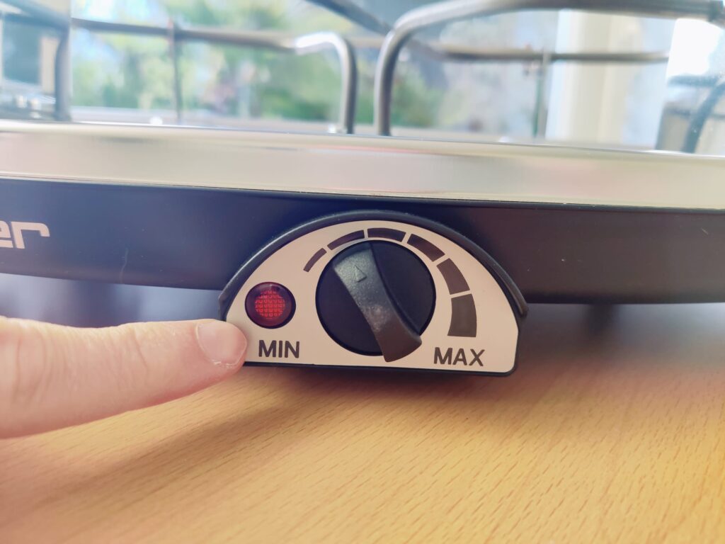 Cloer 6430 Raclette Temperaturregler und Kontrollleuchte