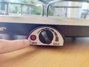 Cloer 6430 Raclette Temperaturregler und Kontrollleuchte