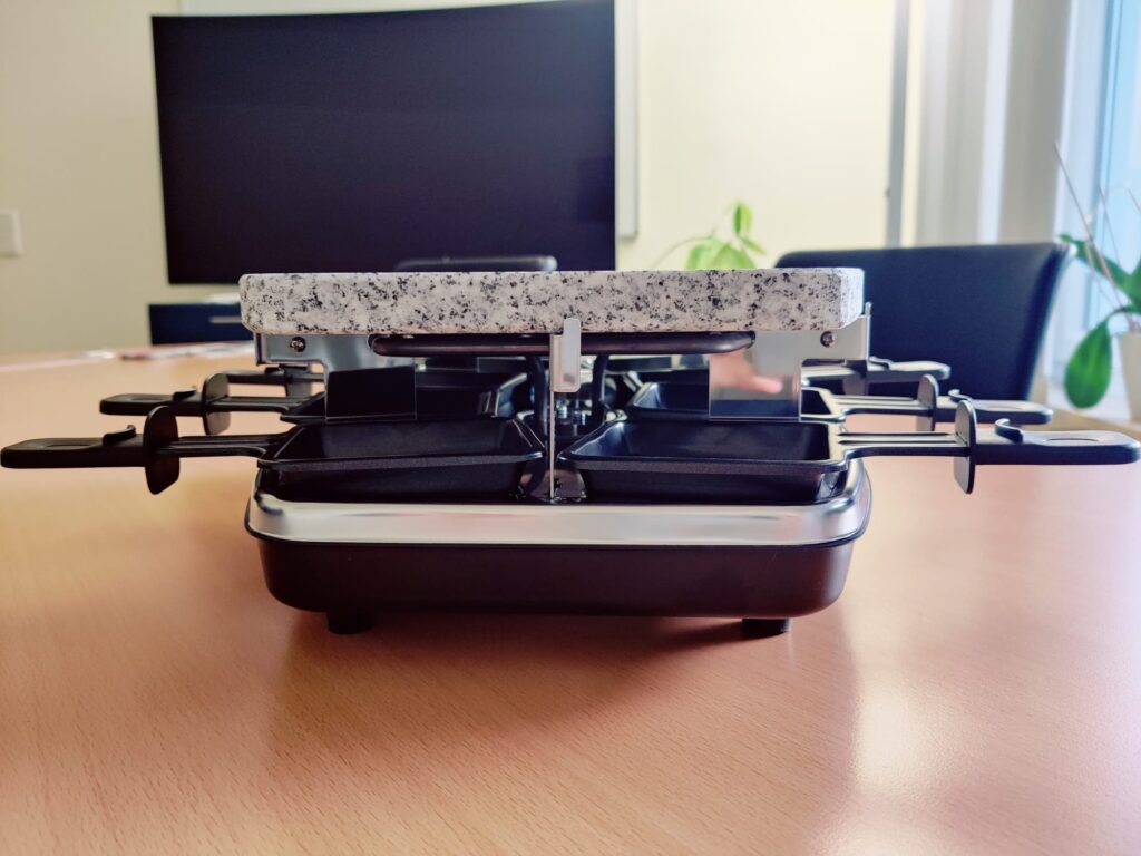 Cloer 6430 Raclette einsatzbereit