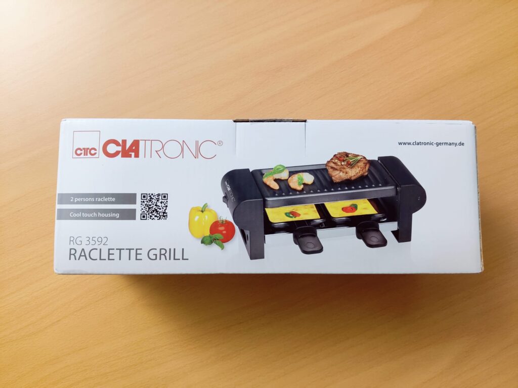 Clatronic RG 3592 Raclette Verpackung