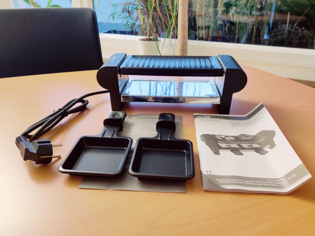 Clatronic RG 3592 Raclette Übersicht