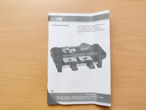 Clatronic RG 3592 Raclette Bedienungsanleitung