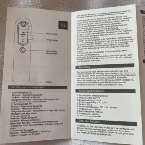 YCCU Blackhead Remover Porenreiniger Anleitung