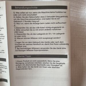 YCCU Blackhead Remover Porenreiniger Tipps