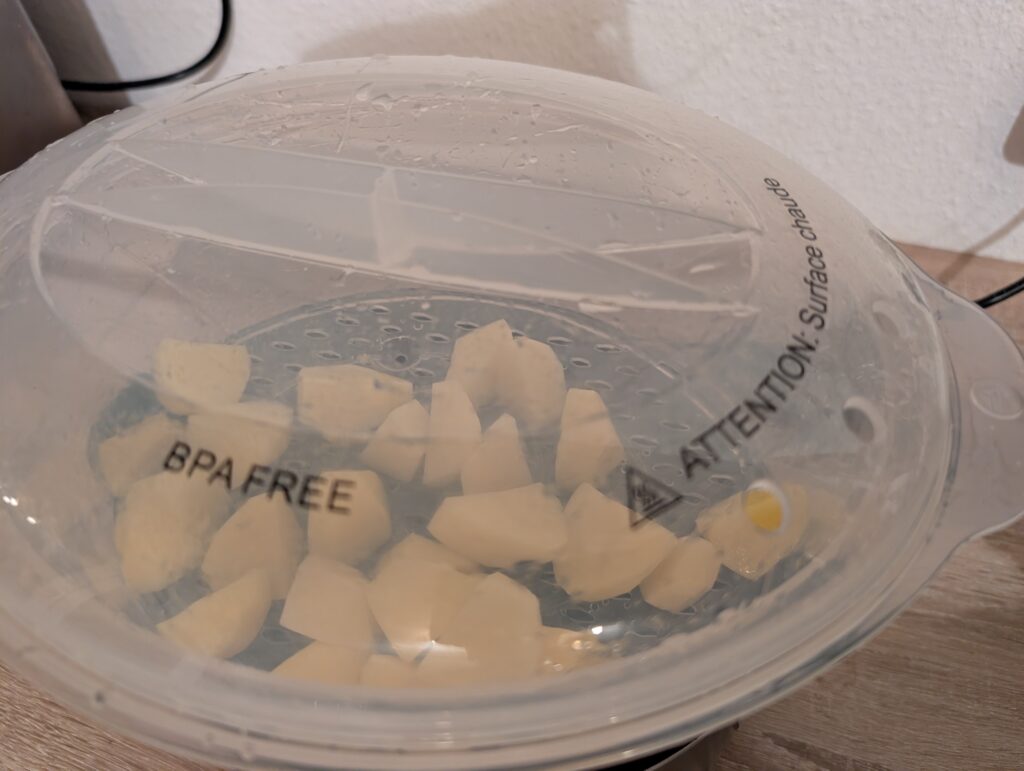 Aigostar-Dampfgarer Kartoffeln garen