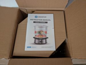 Aigostar-Dampfgarer Verpackung geöffnet