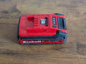 Akku der Einhell TE-JS 1880 Li – Solo Stichsäge von oben