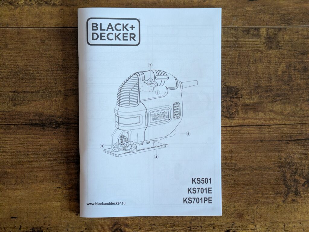 Anleitung BLACK+DECKER KS501-QS Stichsäge