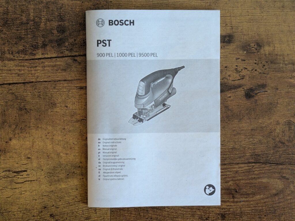 Anleitung der Bosch PST 900 PEL Stichsäge