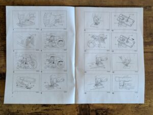 Anleitung der Makita 4351 FCTJ Stichsäge geöffnet