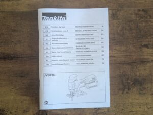 Anleitung der Makita JV001GD101 Stichsäge