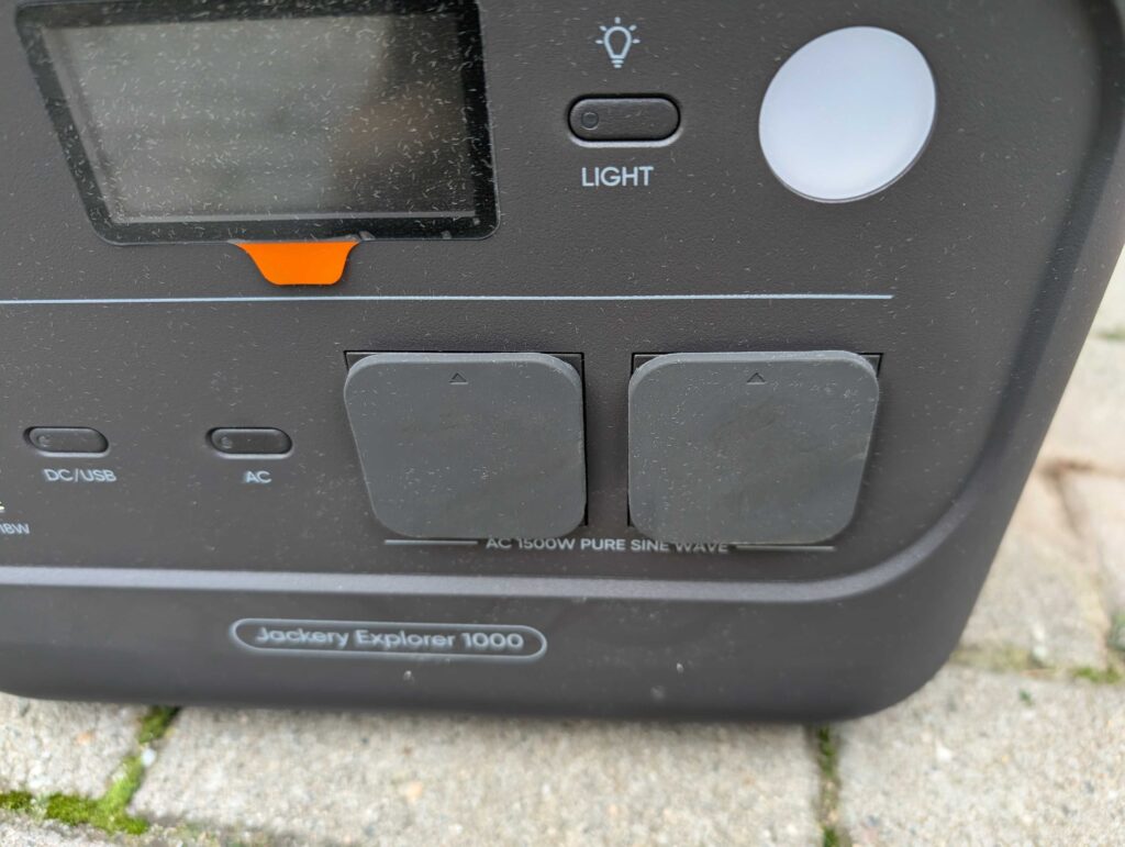Anschlüsse der Jackery 1000 v2 Powerstation (3)