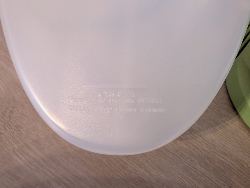 BISSELL Little Green Waschsauger Wassertank Markierung Reinigungsmittel