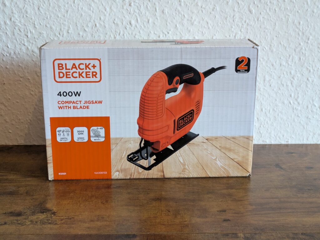 BLACK+DECKER KS501-QS Stichsäge Verpackung von vorne