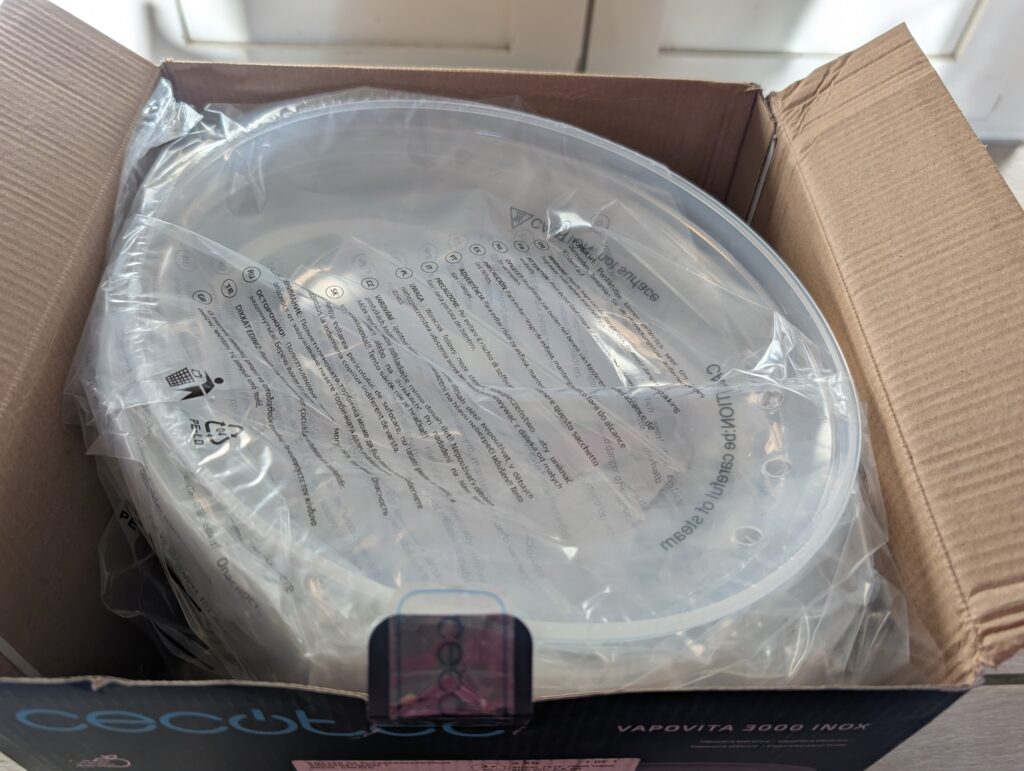 Cecotec Vapovita 3000 Inox Dampfgarer auspacken