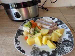 Cecotec Vapovita 3000 Inox Dampfgarer fertige Mahlzeit