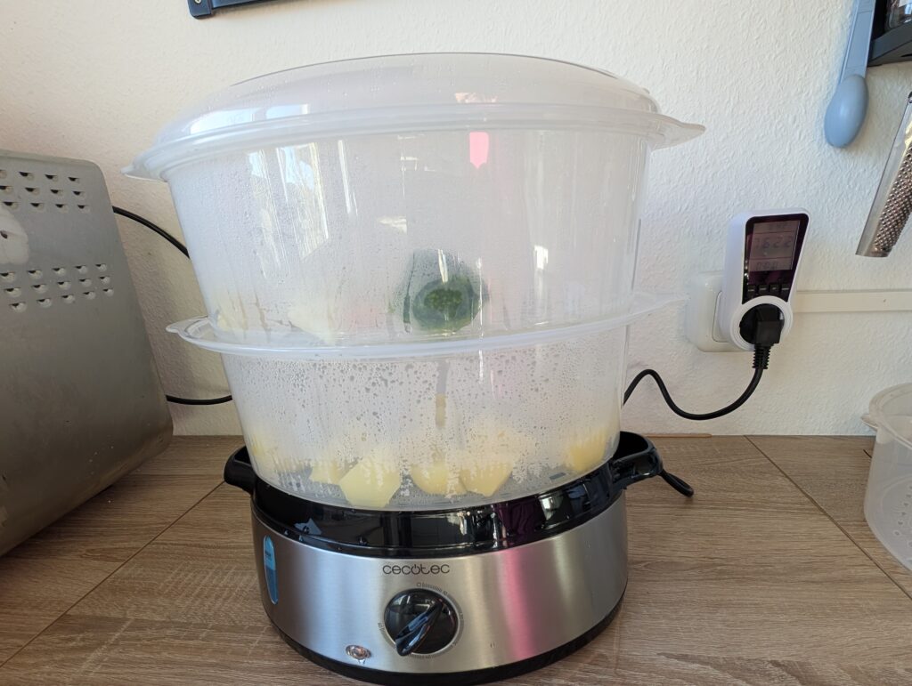 Cecotec Vapovita 3000 Inox Dampfgarer mit zwei Garbehältern