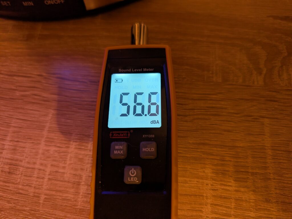 Clatronic DG 3547 Dampfgarer Betriebslautstärke