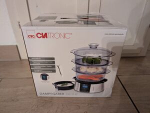Clatronic DG 3547 Dampfgarer Verpackung