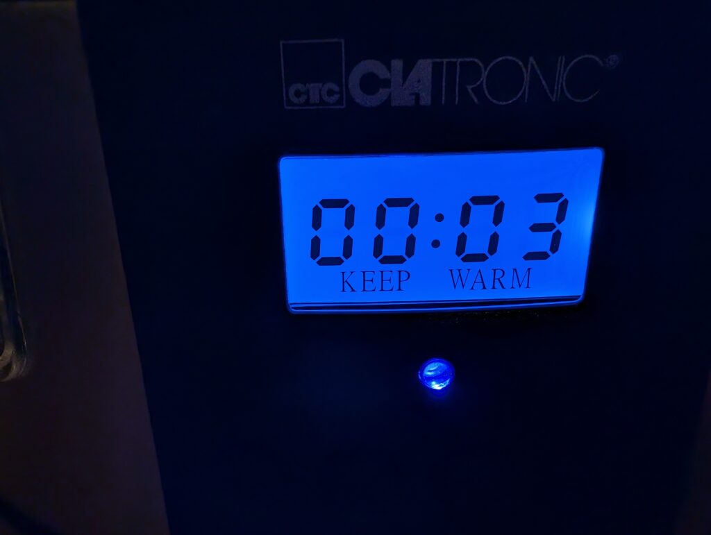 Clatronic DG 3547 Dampfgarer Zähler Warmhaltefunktion