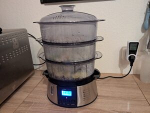 Clatronic DG 3547 Dampfgarer mit drei Garbehältern