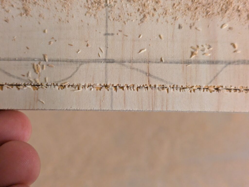 Einhell TE-JS 1880 Li – Solo Stichsäge Schnitt