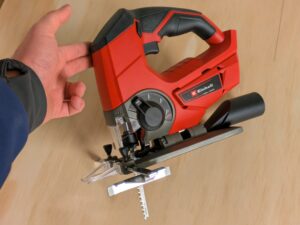 Einhell TE-JS 1880 Li – Solo Stichsäge betriebsbereit