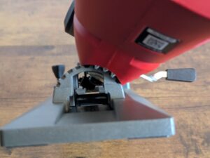 Einhell TE-JS 1880 Li – Solo Stichsäge mit verstellten Sägeschuh