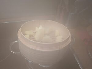 Ibili-Bambus-Dampfgarer Dampfentwicklung