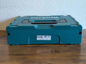 Koffer der Makita 4351 FCTJ Stichsäge von hinten